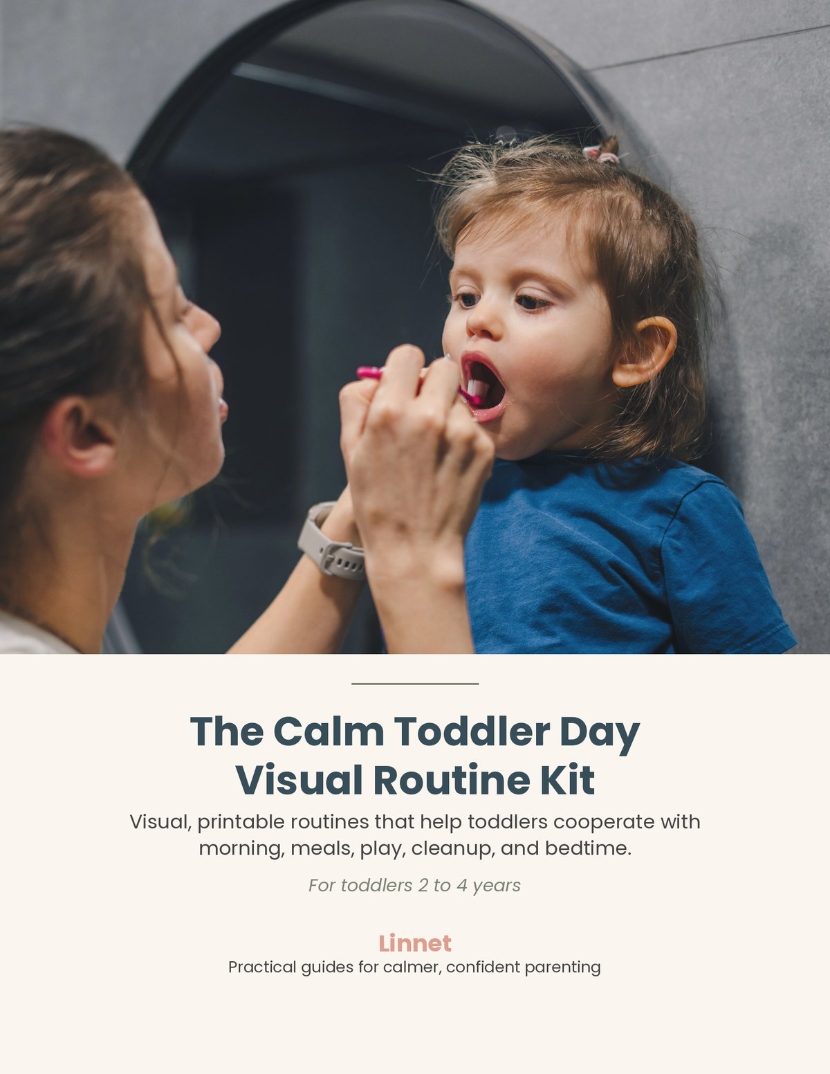 The Calm Toddler Day: Visual Routine Kit